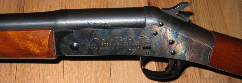 This old H&R Huntsman is the first muzzleloader I ever hunted with. (Photo © Russ Chastain)