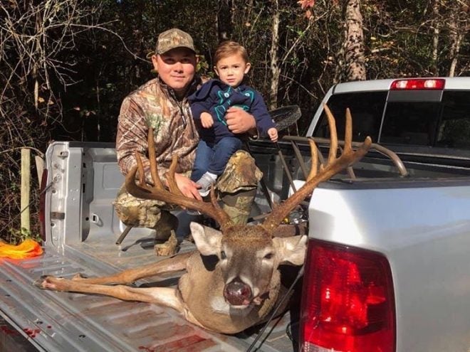 Public-Land Georgia Whitetail With 22-inch Inside Spread