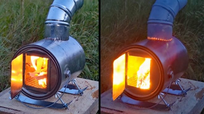 Watch: Paint Can Stove Tent Heater for Less Than $10