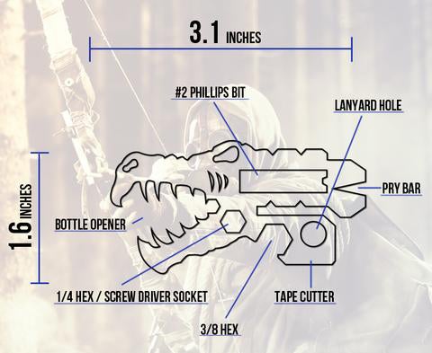 Jurassic Croc features. (Image © Vice Anvil Tactical)