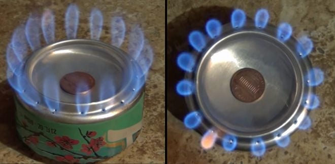 A Bigger and Better Alcohol Penny Can Stove