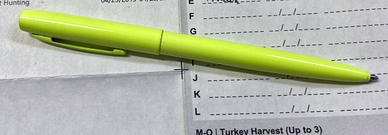 Fisher Space Pen in Tradesman Yellow