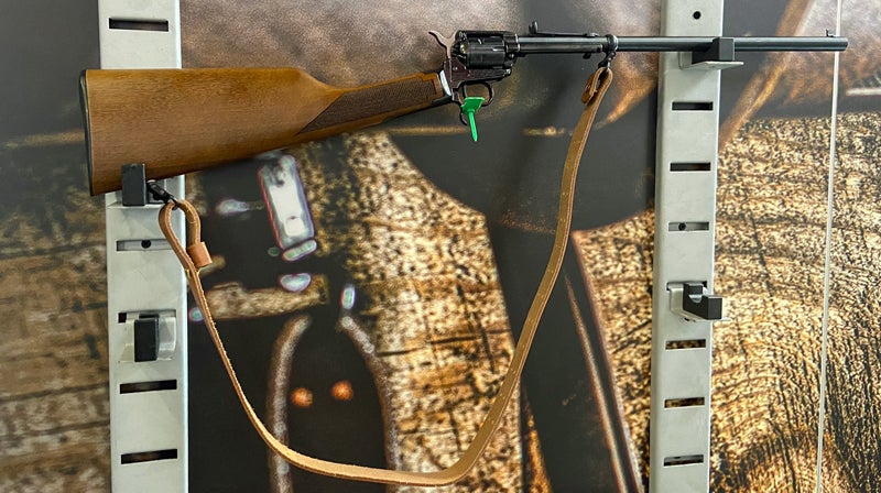Heritage Arms Rancher carbine looks mighty cool. (Photo © Russ Chastain)