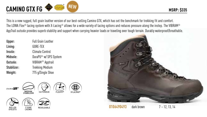 Buy > lowa camino boots > in stock