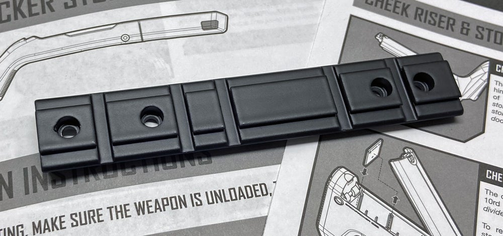 This scope base is included. It accepts both Weaver-style and rimfire "tip-off" scope mounts. (Photo © Russ Chastain)