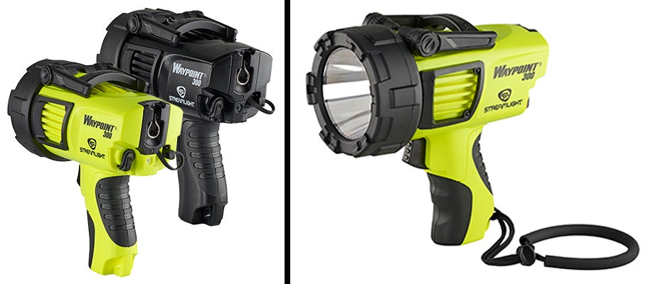 Streamlight Waypoint 300 handheld spotlight.