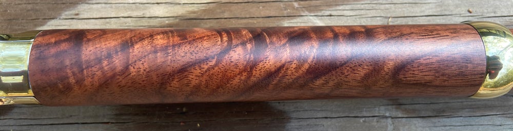 There's nothing quite like a beautiful walnut rifle stock. (Photo © Russ Chastain)