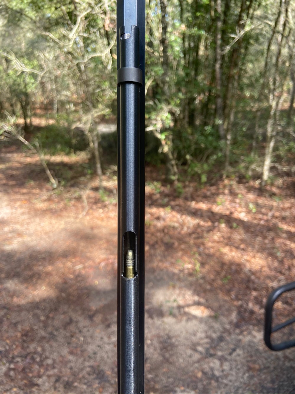 Fully-loaded magazine; there are 16 rounds in this tube. (Photo © Russ Chastain)