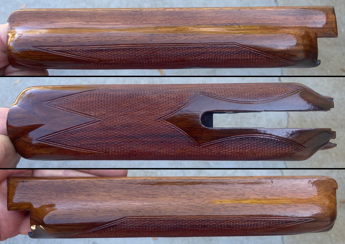 The forend turned out well; I'm very pleased with the result. (Photo © Russ Chastain)