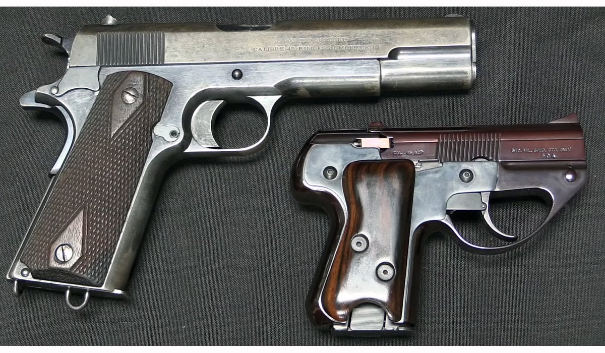 The Smallest 45 Auto Repeating Pistol isn’t an Autoloader The Smallest 45 Auto Repeating Pistol isn’t an Autoloader