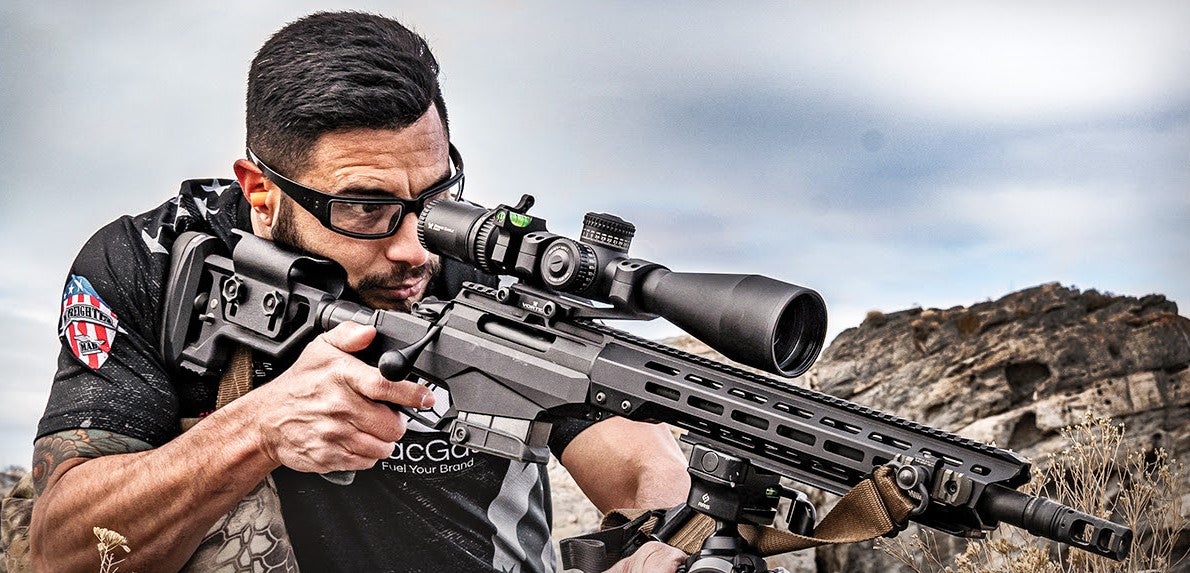 Prepare for Immediate Impact! NEW Strike Eagle 5-25x56mm FFP in MOA or MRAD Prepare for Immediate Impact! NEW Strike Eagle 5-25x56mm FFP in MOA or MRAD