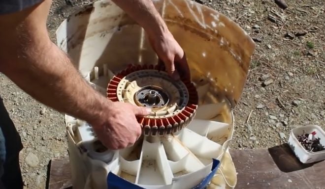 He’s Been Generating Free Power for 16 Years Using a Water Wheel