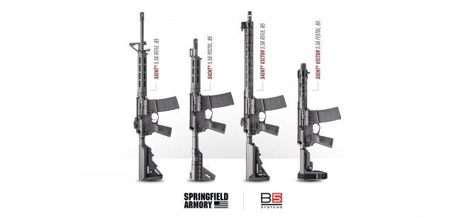 NEW B5 Systems Equipped Springfield SAINT AR-15 Rifles & Pistols