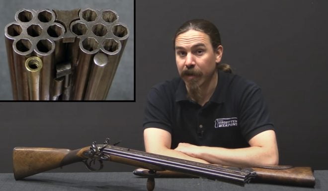 Thomas Thornton’s 14-Barrel Flintlock Volley Gun