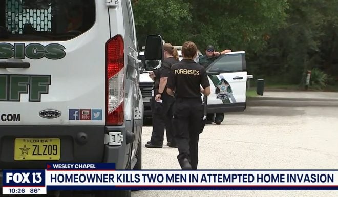 Homeowner Kills 2 of 3 Home Invaders, Neighbor Nabs Third