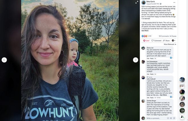 Beka Garris’s Advice for Hunting With Kids on Your Back
