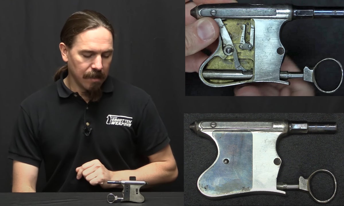 1890 Tribuzio Squeeze Pistol With Ring Trigger 1890 Tribuzio Squeeze Pistol With Ring Trigger
