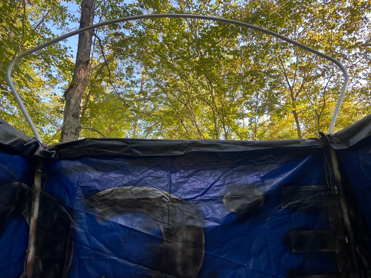 I dreamed up a way to use my conduit efficiently and allow for overhang on all sides. (Photo © Russ Chastain)