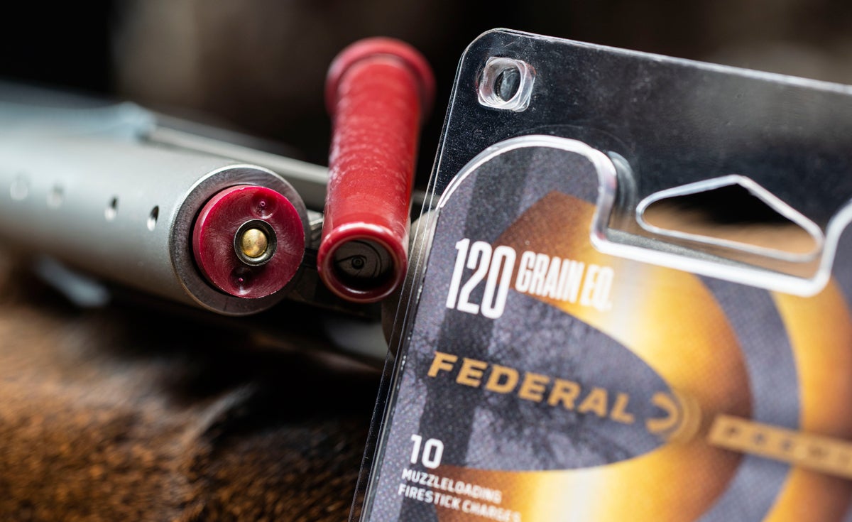 Federal FireSticks with a Traditions Nitrofire rifle. (Image: Vista Outdoor)