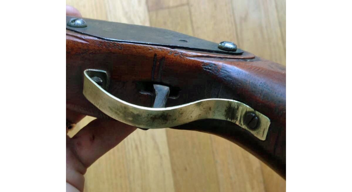 The trigger guard is crude but effective... and does have a certain grace. (Image: Randy Snider, used by permission)