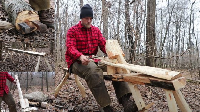 Bushcraft Woodworking: Building a Shave Horse