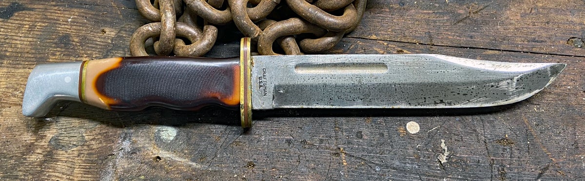 Craftsman Bowie knife made by Schrade. (Photo © Russ Chastain)