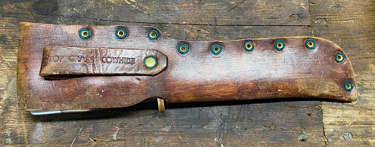 Back of the sheath. (Photo © Russ Chastain)