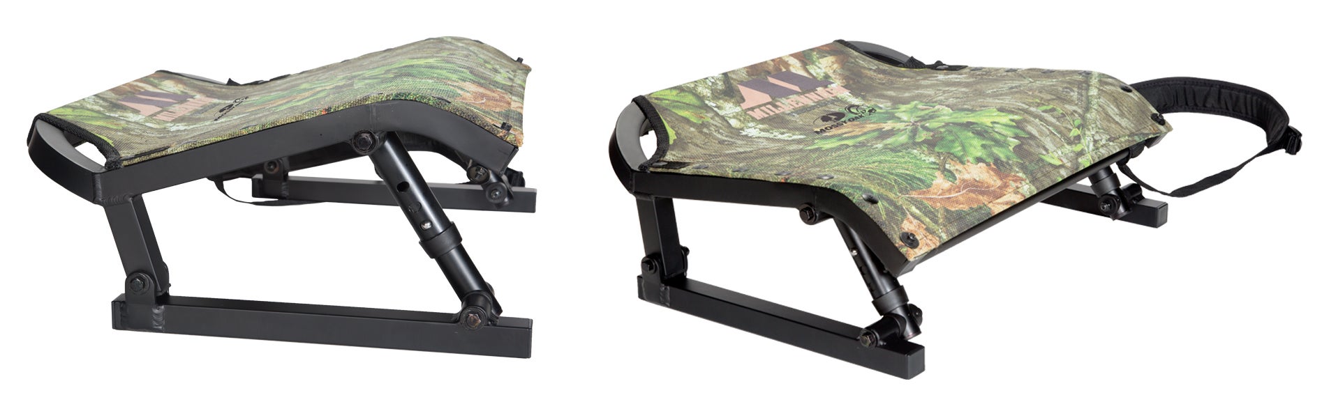 TU02 Millennium Run N’ Gun turkey hunting seat. (Image © Millennium Treestands)