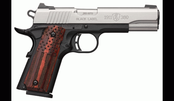 NEW Browning 1911-380 Black Label Pro American Flag Pistol