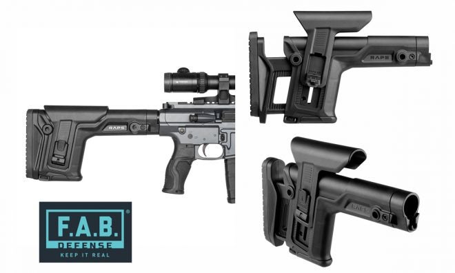 New FAB-Defense RAPS (Rapid Adjustable Precision Stock) Sniper Stock