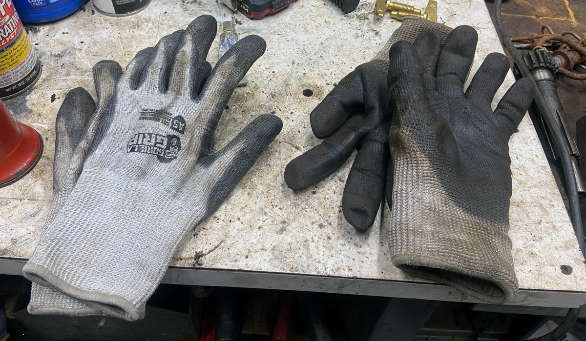 Gorilla Grip Cut Resistant Large Mechanic Gloves