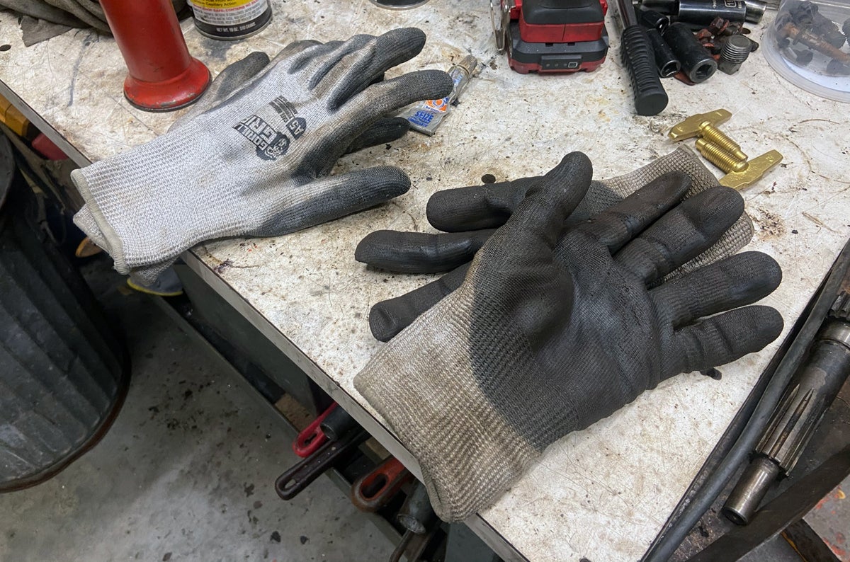 Gorilla Grip Cut Resistant Large Mechanic Gloves