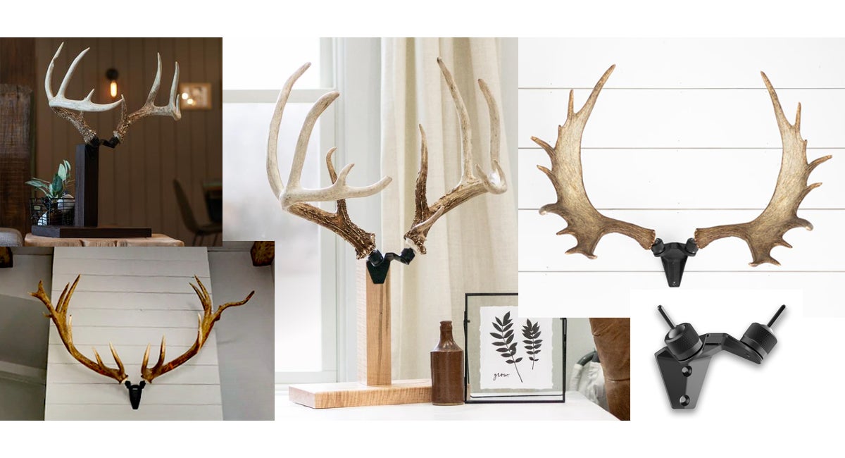 RACK HUB offers a Way to Display your Shed Antlers RACK HUB offers a Way to Display your Shed Antlers