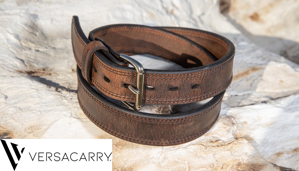 NEW Carry Belt From Versacarry Double Ply Water Buffalo Leather
