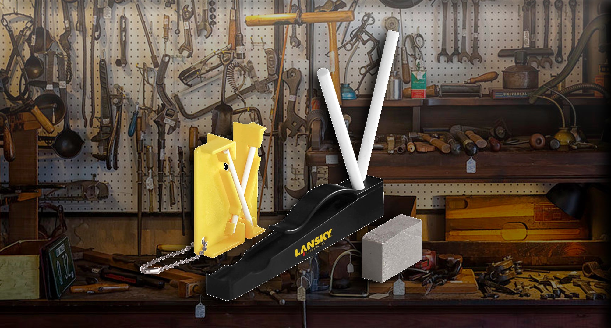 LANSKY UNIVERSAL TOOL AND KNIFE SHARPENER