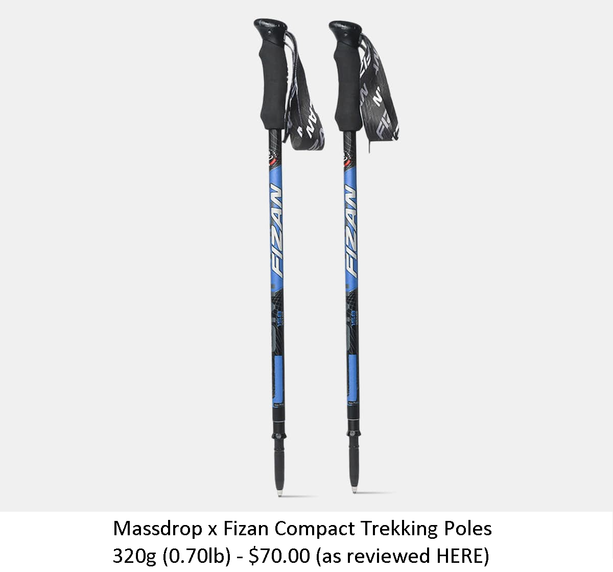 Massdrop x Fizan Compact Trekking Poles