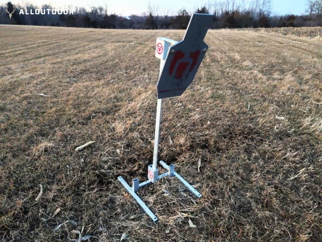 AllOutdoor Review: Grizzly Targets 3/8″ AR500 IPSC Reactive Steel Target