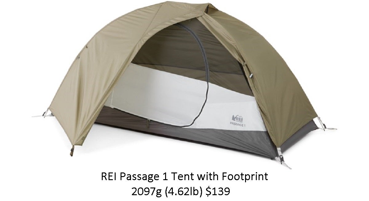 REI Passage 1 Tent with Footprint