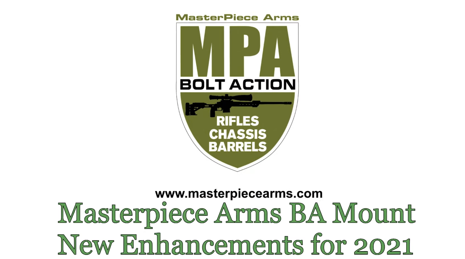 MPA’s Enhancements for their BA Bolt Action Mount MPA’s Enhancements for their BA Bolt Action Mount