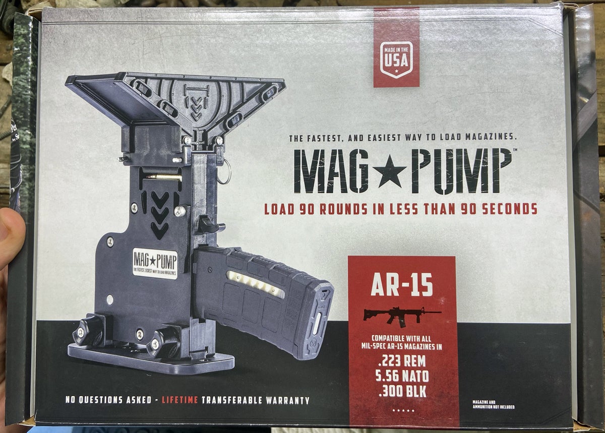 Box for AR-15 Mag Pump (Photo © Russ Chastain)