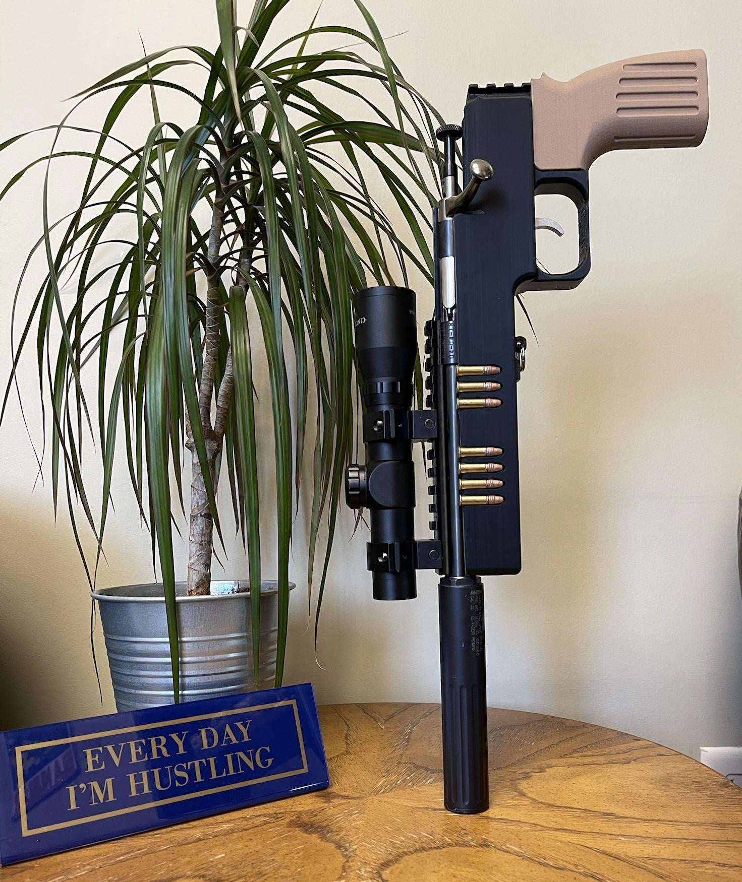 3D Printed survival gun