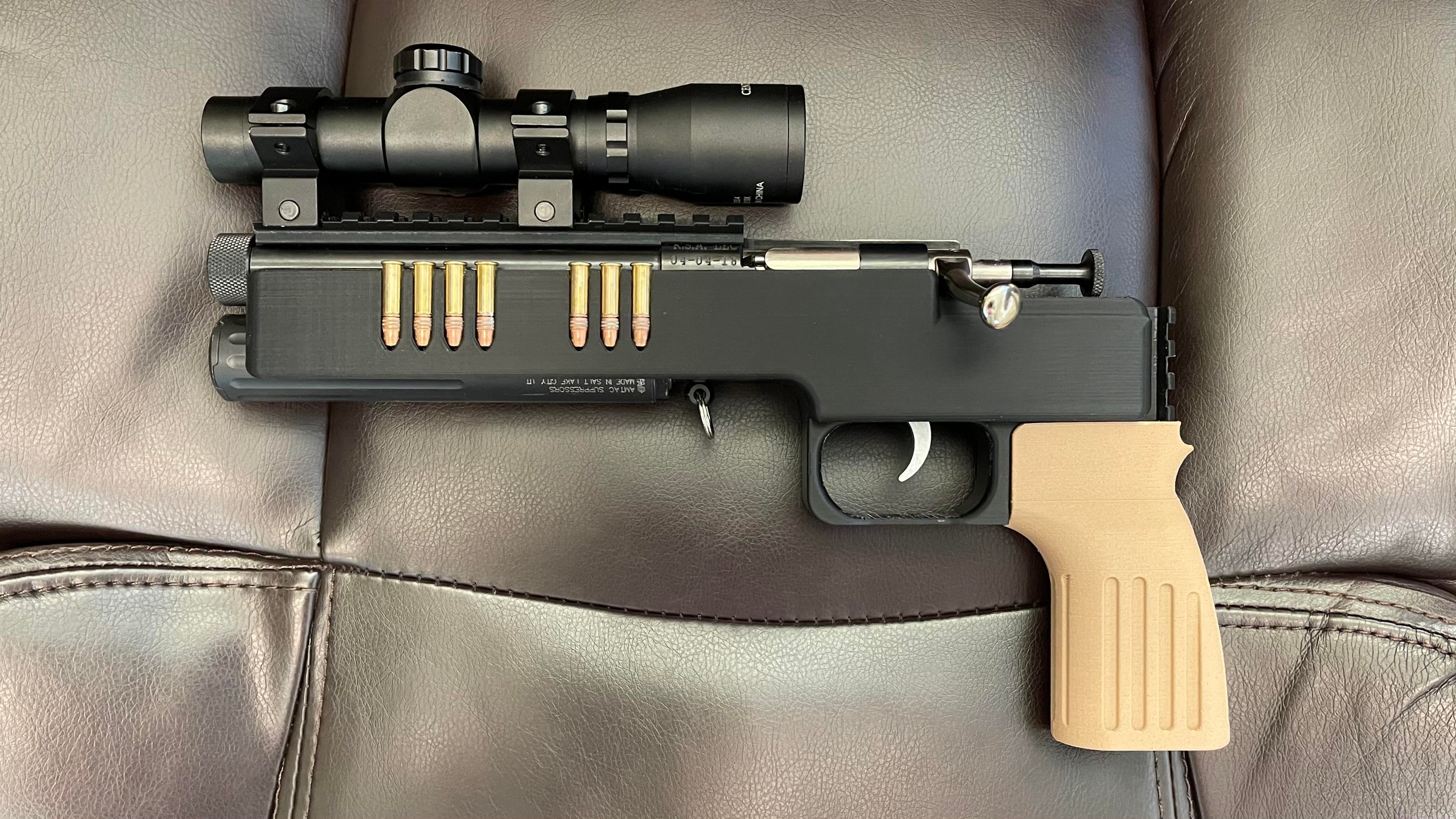 3D Printed Chassis Turns Keystone Cricketts Into Survival Gun + 3D Print Files 3D Printed Chassis Turns Keystone Cricketts Into Survival Gun + 3D Print Files