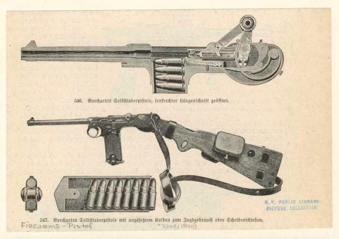 POTD: The First Successful Autoloading Pistol – Borchardt C93