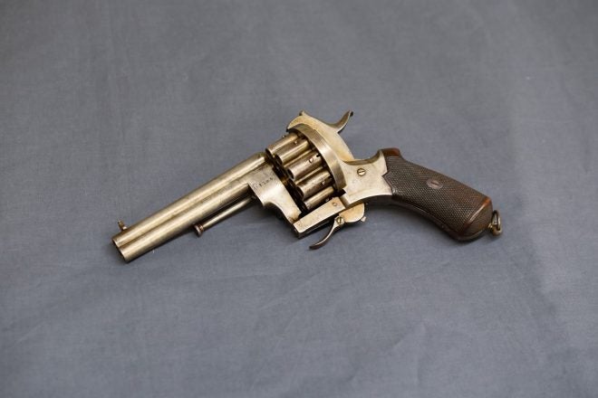 POTD: 20 Shot 7.65mm Lefaucheux Pinfire Revolver