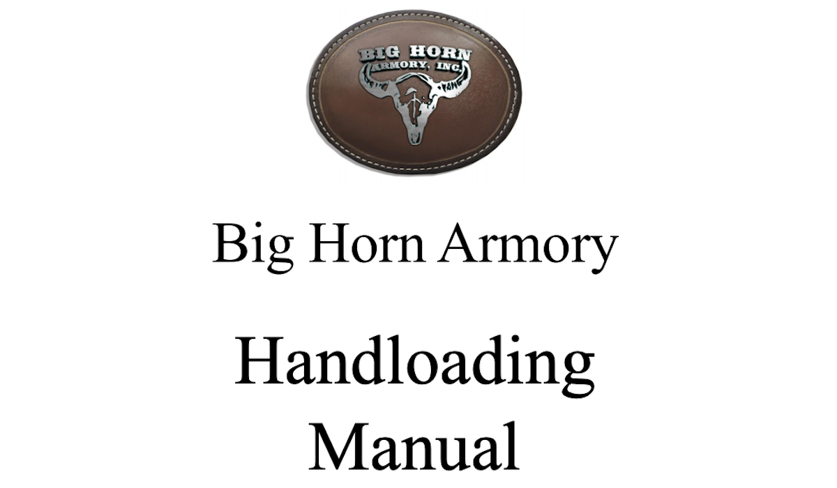 Handloading Manual Rev
