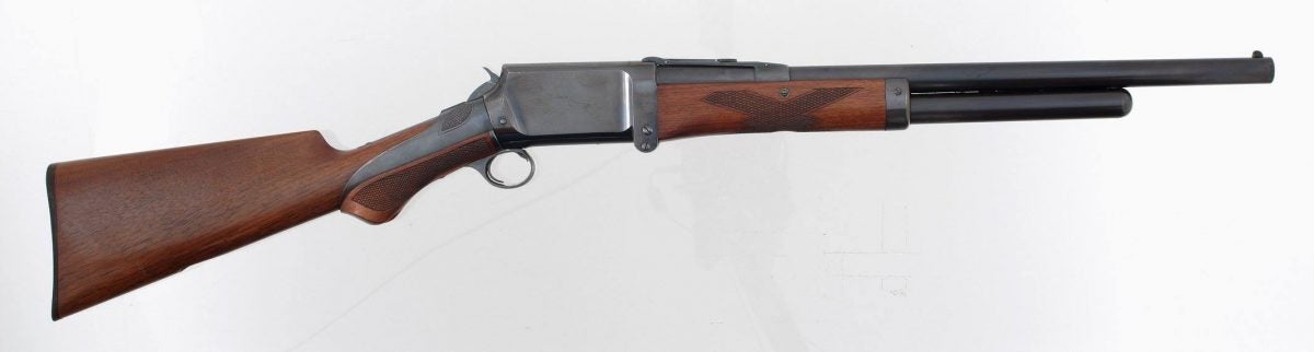 POTD: Slide Action, Not Pump – The Burgess Folding Shotgun POTD: Slide Action, Not Pump – The Burgess Folding Shotgun