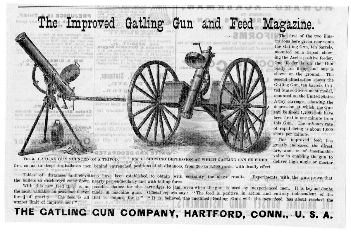 POTD: The Gatling Gun with a Magazine – Improved Gatling Gun POTD: The Gatling Gun with a Magazine – Improved Gatling Gun