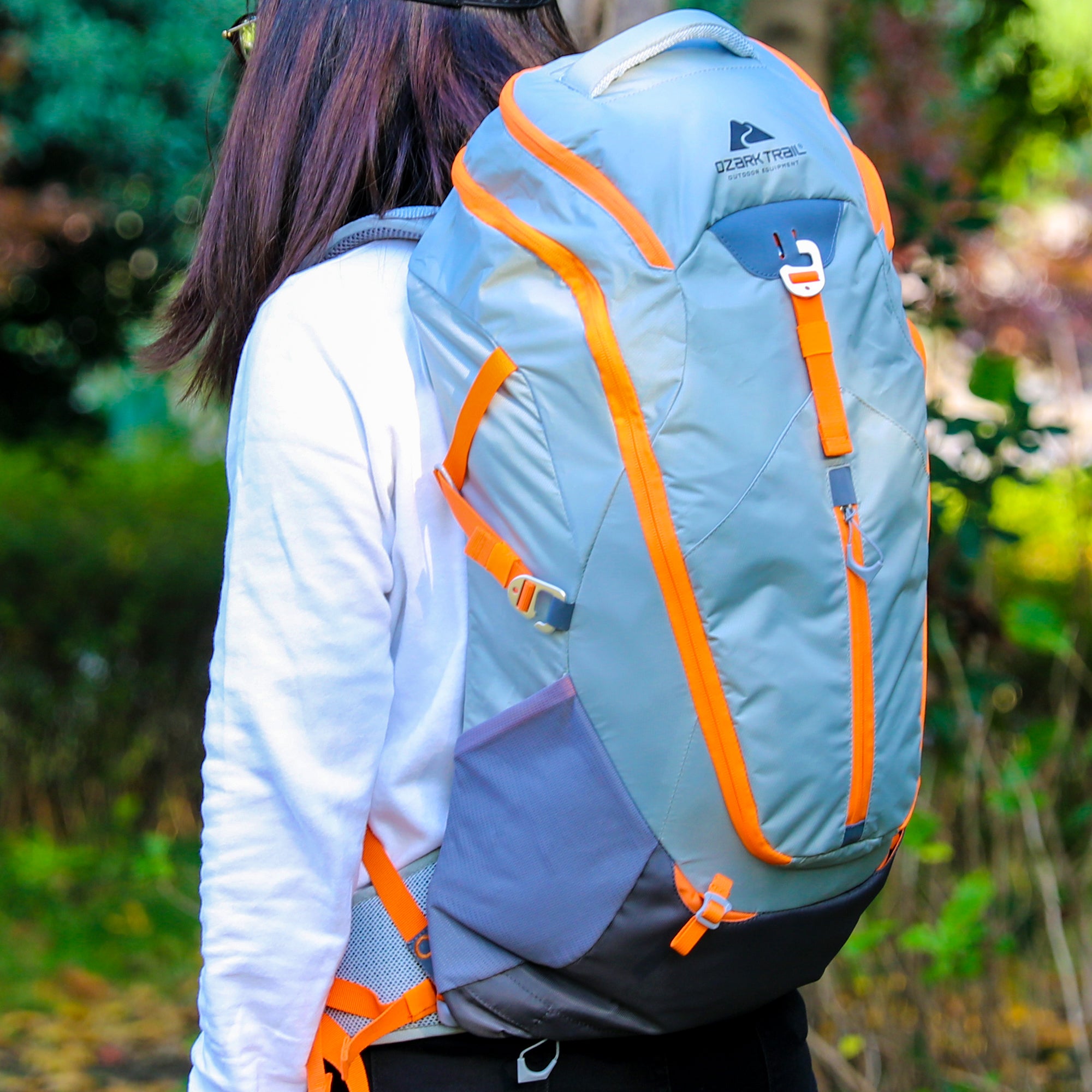 Ozark Trail 30L Lightweight Backpacking Backpacks Gray Walmart Camping