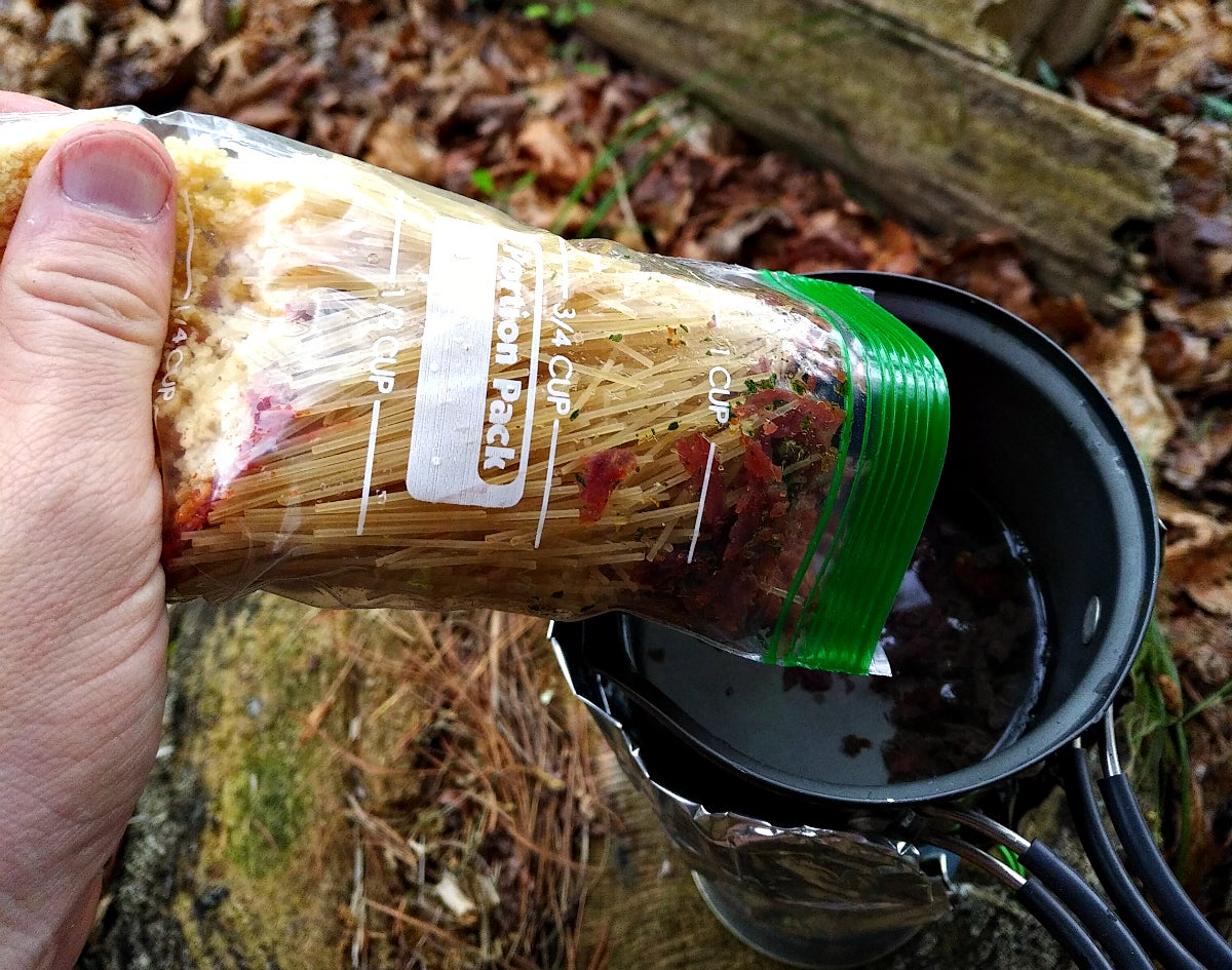 Trail Cuisine Spaghetti Meatballs The Path Less Traveled Mountain House Backpacking Camping Cooking