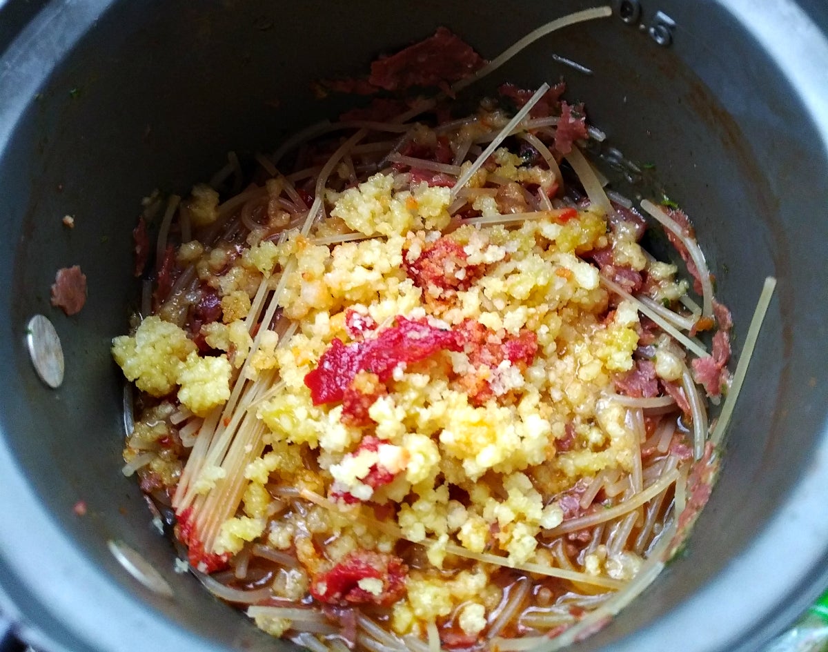 Trail Cuisine Spaghetti Meatballs The Path Less Traveled Mountain House Backpacking Camping Cooking